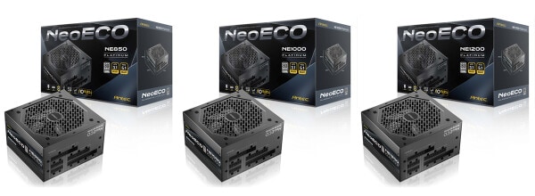 ANTEC、ATX 3.1、PCIe 5.1対応 高効率高耐久電源ユニット「NE PLATINUM ATX 3.1シリーズ」発売