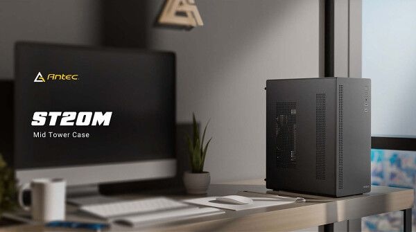Antec、コンパクトでコストパフォーマンスに優れた静音型のPCケース「ST20M」発売