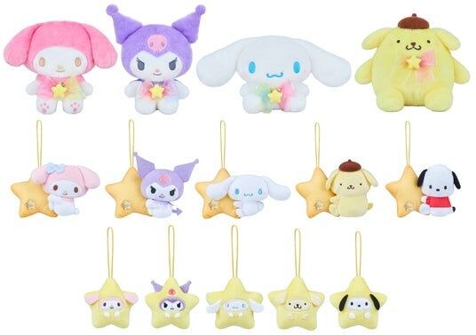 サンリオのキャラクターが“星まみれ”!? ナムコだけの“かわいい”がいっぱい! 「サンリオキャラクターズ」星をテーマにしたオリジナルアートのプライズが登場