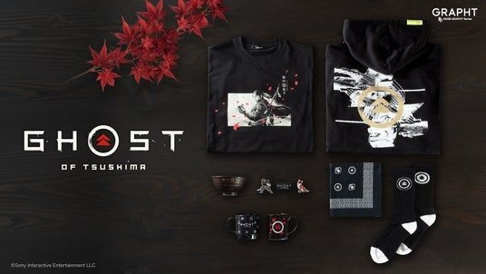 【GRAPHT】「Ghost of Tsushima」6周年にあわせて新作アパレル&雑貨を発売 東京ソラマチ(R)、ゲームの舞台・対馬、GRAPHT公式ECで7月17日より販売