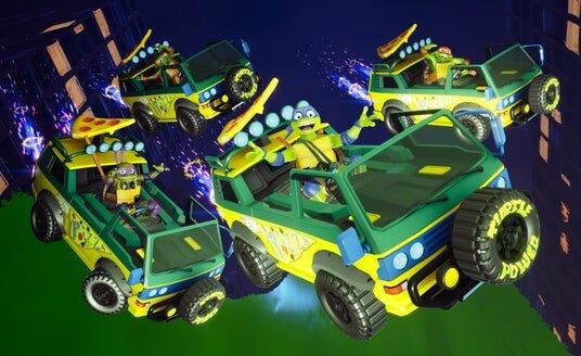 『ソニックレーシング クロスワールド』 有償DLC第5弾『ミュータント・タートルズ』参戦!本日より「ミュータント・タートルズフェスタ」開催