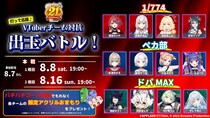 「777TOWN.net」で人気VTuber12名によるチーム対抗出玉バトルが開催決定！