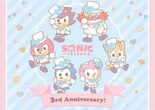 『SONIC & FRIENDS』が3周年!人気アイドルグループ「きゅるりんってしてみて」との特別企画! 特別ビジュアルやメンバーコメントを公開
