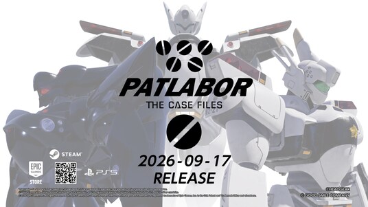 PS5/PC向け新作ゲーム『機動警察パトレイバー the Case Files』発売日が2026年9月17日(木)に決定!