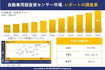 Automotive Ultrasonic Sensor Market (自動車用超音波センサー市場)調査レポート - 世界市場規模、シェア、傾向の見通し、2026-2035年