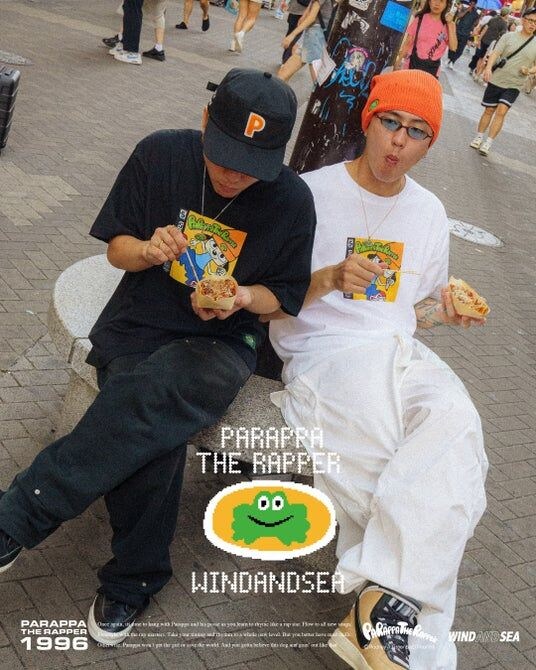 PaRappa the Rapper 30周年を記念して、WIND AND SEAがスペシャルコラボレーションを発表。心斎橋PARCOにてPOP UPも開催