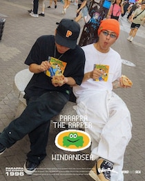 PaRappa the Rapper 30周年を記念して、WIND AND SEAがスペシャルコラボレーションを発表。心斎橋PARCOにてPOP UPも開催