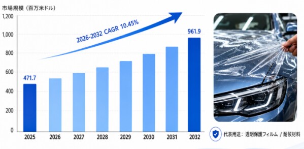 脂肪族熱可塑性ポリウレタン(TPU)市場分析レポート(2026年):2032年988百万米ドル到達予測
