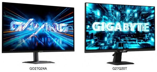 GIGABYTE、ドスパラ専売G-SYNC / FreeSync Premium対応27型ゲーミングモニター「GO27Q24A」と「G27Q20T」を発売