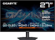 高精細で滑らかなゲーム映像を実現。GIGABYTEから27インチQHDゲーミングモニター2製品を発売。240Hz QD-OLEDモデルと最大210Hz SuperSpeed IPSモデル