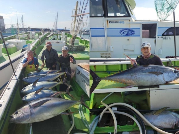 【釣果速報】神奈川県長三朗丸でキハダ・カツオが好調！キハダ最大47.00kg！今後も期待大！