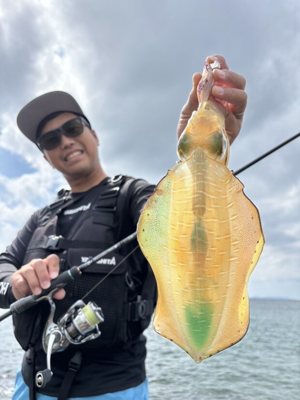 エギ王SEARCHでキャッチした秋イカ