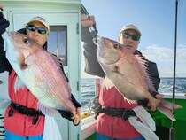 【釣果速報】茨城県弘漁丸で3.00kgの特大マダイ出た！大満足の釣果に船内大賑わい！