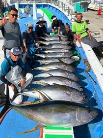 【釣果速報】神奈川県大松丸で50kgのキハダ上がる！カツオもアタリ祭り！ノッてる今、大物ゲットの夢を掴め！