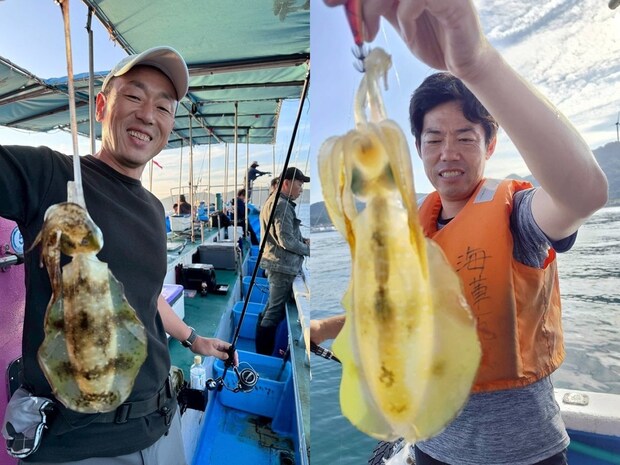 【釣果速報】兵庫県海蓮丸でアオリイカ合計40匹ゲット!実績“お墨付き”の船で高級イカをゲットしよう!