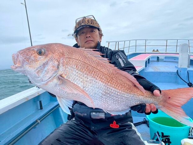 【釣果速報】千葉県梅花丸でマダイ絶好調!巨大4.17kg上がる!今後はますます大鯛の数釣りが楽しめるそうですよ!