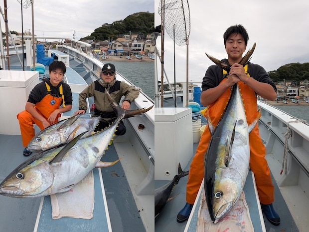 【釣果速報】神奈川県太郎丸で30.00kgクラスのキハダマグロGET!良型ホンガツオも勢ぞろいで船上のテンションはMAX!