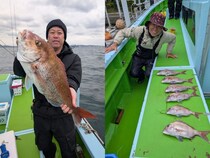 【釣果速報】神奈川県野毛屋釣船店でマダイ・カサゴ・ホウボウGET！連発ありで船上は笑顔満開！