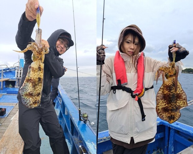 【釣果速報】解禁初日!神奈川県道乗丸で900gの良型アオリイカをキャッチ!大人気のティップラン&エギングで秋のイカ釣りを心ゆくまで楽しもう!