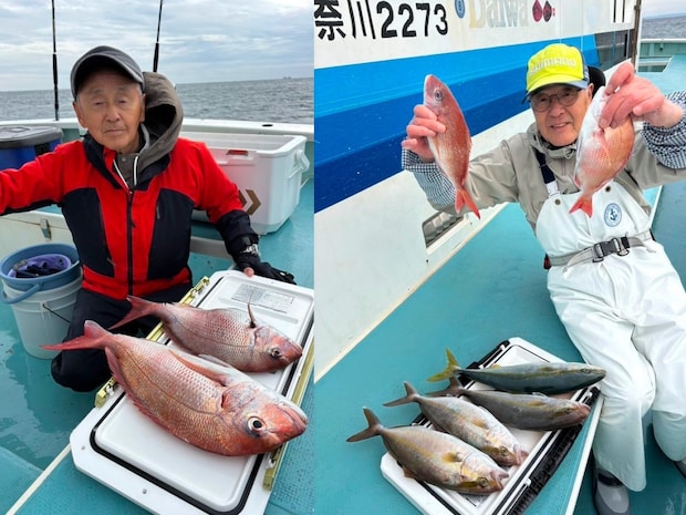 【釣果速報】神奈川県伝五郎丸で大人気のマダイ釣行！船長厳選のポイントで全員ヒットの大熱戦！今後爆釣の予感！