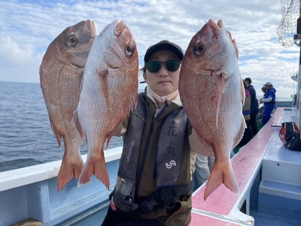 【釣果速報】千葉県梅花丸でマダイ・ハナダイ・カサゴなどキャッチ！大型ハナダイの活性はよくコンスタントに釣れてる模様です！