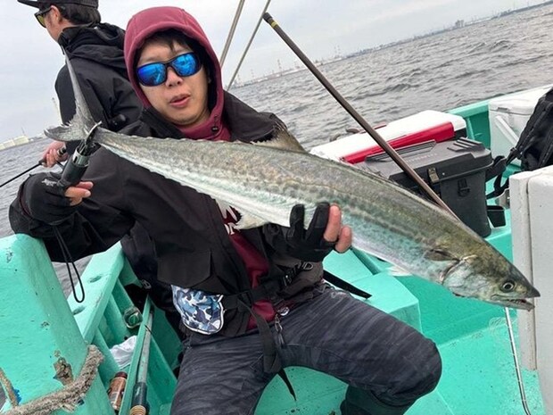【釣果速報】千葉県守山丸で87cmサワラ&90cmのタチウオGET!一度体感するとクセになる引きの強さをぜひ味わって!