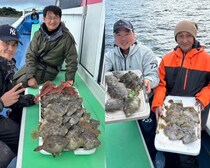 【釣果速報】カワハギ解禁！型狙いのカワハギ釣行で25cmオーバーが続々ヒット！神奈川県大松丸であなたも良型をゲットしよう！でワラサがトリプルヒット！