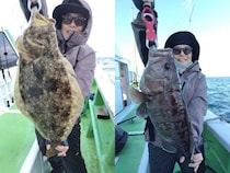 【釣果速報】強風の中、千葉県優光丸でヒラメをゲット！最大2.80kg！あなたも優光丸でヒラメを狙おう！