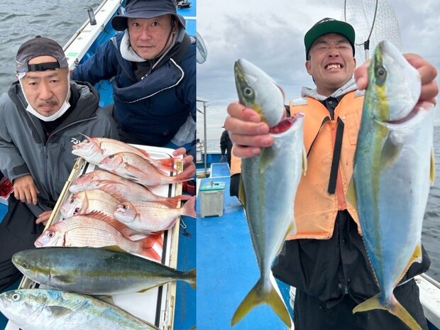 【釣果速報】神奈川県船宿 秋田屋で人気魚種イナダ・ショゴ・マダイなどを制覇!!船長の機転と手腕で一日大興奮の釣行に!