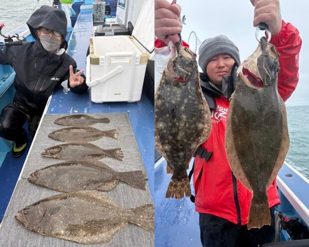 【釣果速報】海況悪い中、千葉県第三松栄丸で獲れるヒラメがデカい！さあ、ビッグドリームを掴みに行こう！