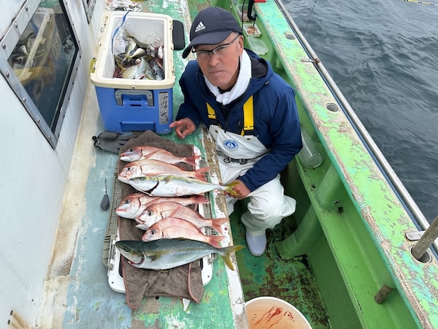 【釣果速報】ハナダイ・イナダのヒットが連発！神奈川県喜久丸の釣行でクーラーボックスを人気魚種でいっぱいにしよう！
