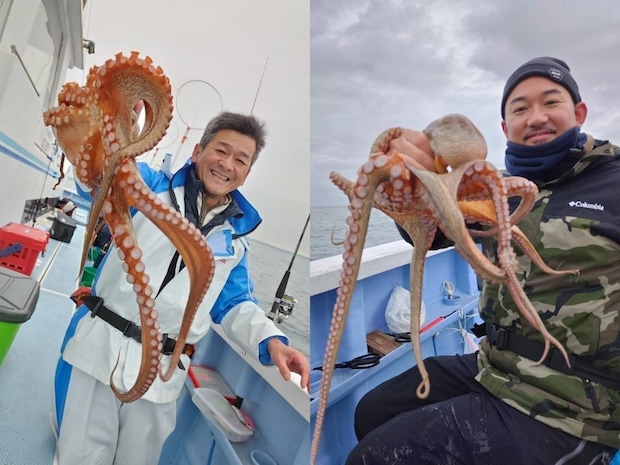 【釣果速報】茨城県幸栄丸でマダコ好調！最大3.70kg！ぜひ乗船予約を！