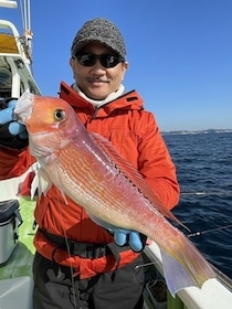 【釣果速報】神奈川県たいぞう丸でハイパー高級魚シロアマダイが連続ヒット！魚界トップクラスの味をご堪能あれ！