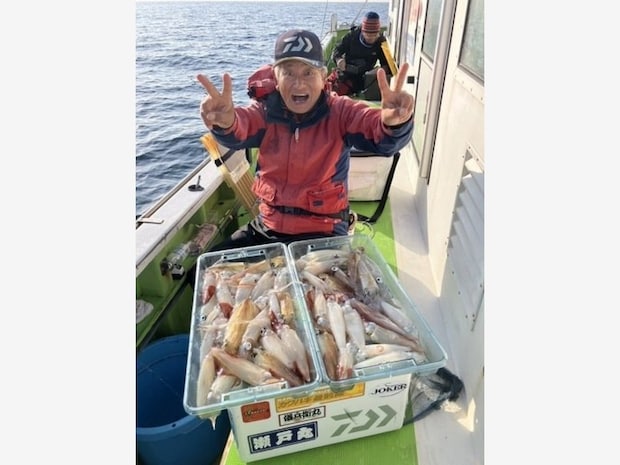 【釣果速報】神奈川県たいぞう丸でマルイカMAX50匹ゲット!!次に記録を更新するのはあなただ!