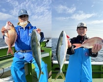 【釣果速報】神奈川県福栄丸で食べごろマダイやイナダが出た！次にビッグワンを手にするのはあなたかも？！
