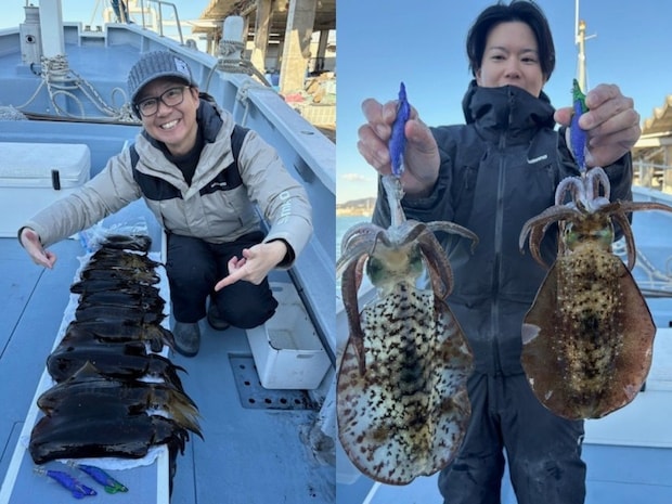 【釣果速報】神奈川県金重丸でアオリイカGET!竿頭9匹!絶品アオリイカを自分の手で釣り上げてみませんか?