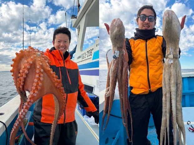 【釣果速報】茨城県清栄丸で獲れるマダコがデカい!3.00kgの超大型も!さあ、この冬ビッグドリームを掴みに行こう!