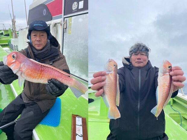 【釣果速報】神奈川県庄治郎丸でアマダイ好調!40cmの大物やゲストにイトヨリ、アカボラなども登場!高活性な今が狙い目!