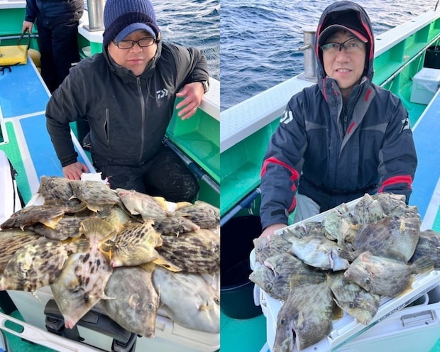 【釣果速報】神奈川県瀬戸丸でカワハギがバズる！トップは17枚！サイズも最大29cmと大型多数！数もサイズも記録更新したいなら今スグの乗船がおすすめ！