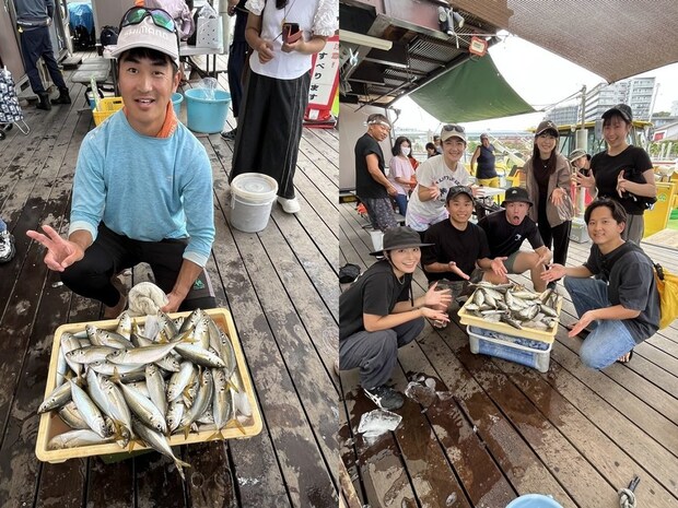 【釣果速報】神奈川県荒川屋で良型アジ爆釣！？クーラー満タンの釣果に釣り人大満足！クロダイもこれから期待大！