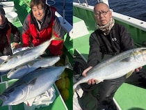 【釣果速報】新年早々に8kg、7.8kgのブリ獲った！神奈川県あまさけや丸で冬の王者をゲットしよう！