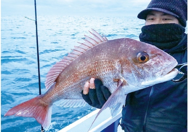 外房大原の一つテンヤマダイ
