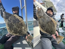 【釣果速報】千葉県長福丸でヒラメ好調！MAXは4.25kgで思わずにんまり！冬の釣行ならこの船に決まり！