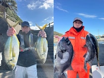 【釣果速報】シマアジ・イシダイ・カンダイと超高級魚大集結！千葉県松大丸で富豪気分を味わおう！