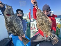 【釣果速報】千葉県長福丸でタイ&ヒラメGET！ヒラメ最大4.90kg！このチャンスを絶対逃すな！