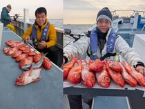 【釣果速報】クーラーボックスが真っ赤っ赤！良型キンメダイ爆釣でトップは17匹ゲット！神奈川県太郎丸の勢いに今後も期待大！