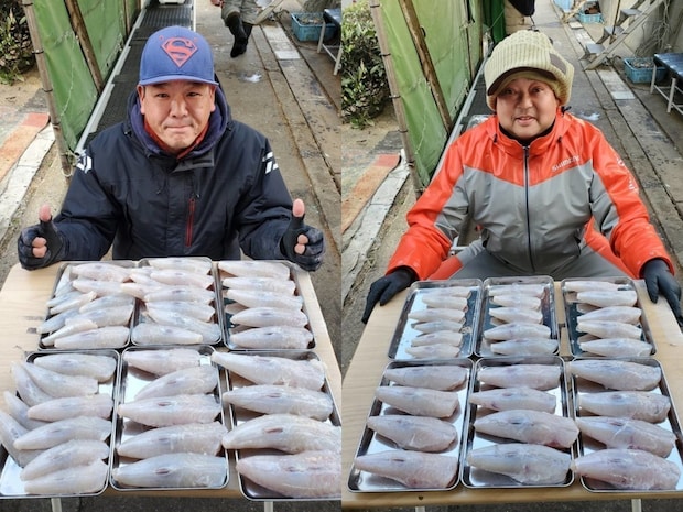 【釣果速報】兵庫県釣り船 名田屋で極旨ショウサイフグが大漁！質・量ともに大満足の釣りに出発だ！！