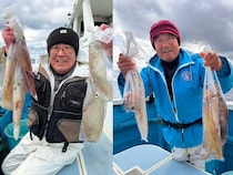 【釣果速報】茨城県清栄丸でヤリイカが順調にヒット！数も型も大満足で釣り客全員テンションMAX！
