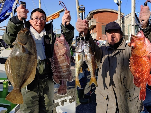【釣果速報】神奈川県愛正丸でアジ、ヒラメ、カンコなど海の人気者を次々GET!多種多様な魚と出会いたいなら今すぐ乗船を!