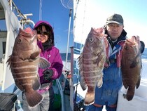 【釣果速報】茨城県幸栄丸で最大1.80kgのマハタキャッチ！ゲストに、ヒラメ、キントキ、メバルなど大満足の釣果！